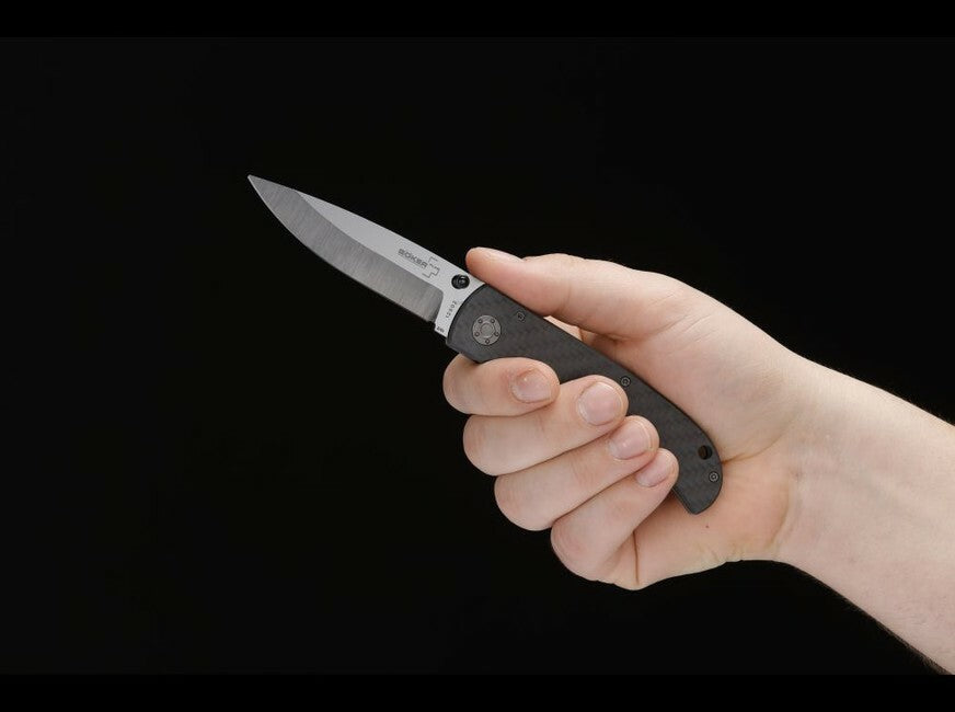 Böker Plus Anti-Grav coltello 8,4 cm, ceramica, fibra di carbonio