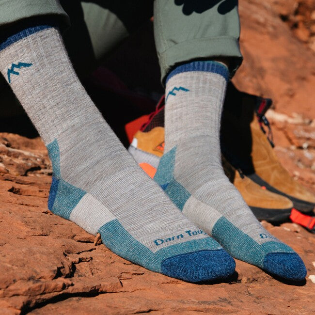 Darn Tough Hiker Micro Crew calzini medio leggero con cuscino, charcoal