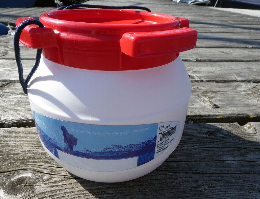 BasicNature Fusto bianco a bocca larga da 3,6 l