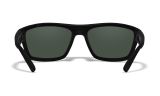Wiley X Peak Captivate Polarized Sunglasses, Blue Mirror, Matte Black