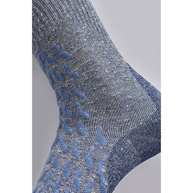 Therm-ic Calze alte da donna, grigio/blu