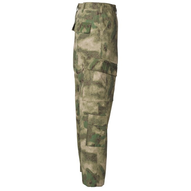 MFH Pantaloni da campo americani acu Rip stop, hdt-camo fg