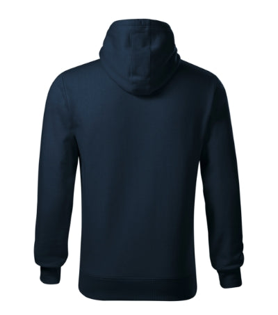 Malfini Cape felpa con cappuccio da uomo, blu scuro