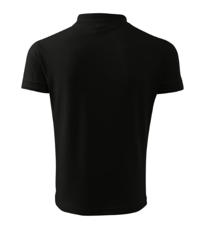 Malfini Pique polo da uomo, nera