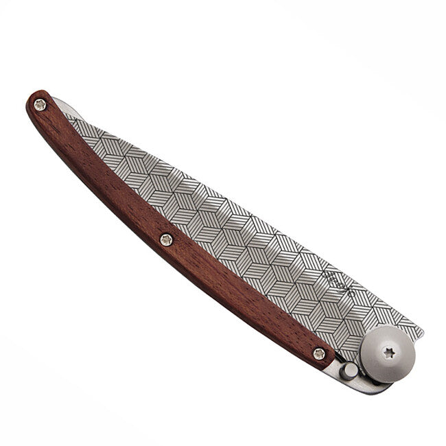 Deejo Tattoo illusion coltello di chiusura coralwood