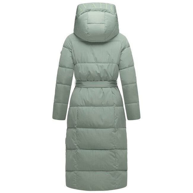 Navahoo EISBLICK giacca invernale lunga da donna, menta fumosa