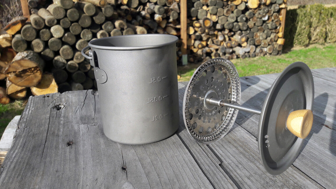 Origin Outdoors Titanium french press 3 in 1 750 ml