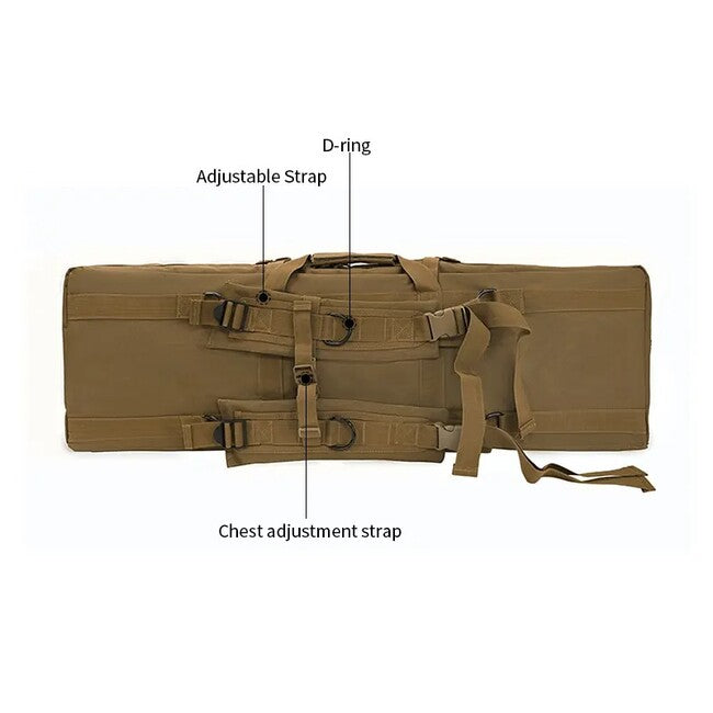 DRAGOWA Tactical Falcon borsa per fucile, coyote