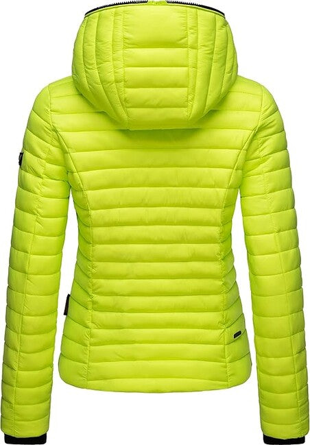 Navahoo Kimuk giacca transitoria da donna, verde neon