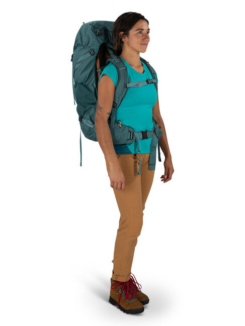 Osprey Renn zaino da trekking 50, cascade blue/melon orange