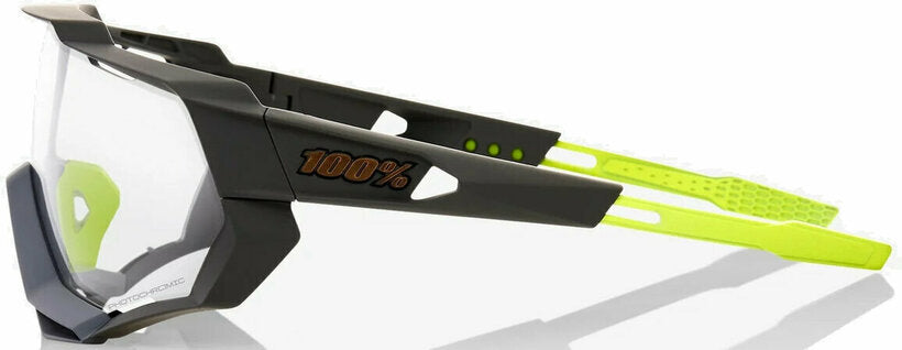 100% Speedtrap occhiali da sole, soft tact cool grey