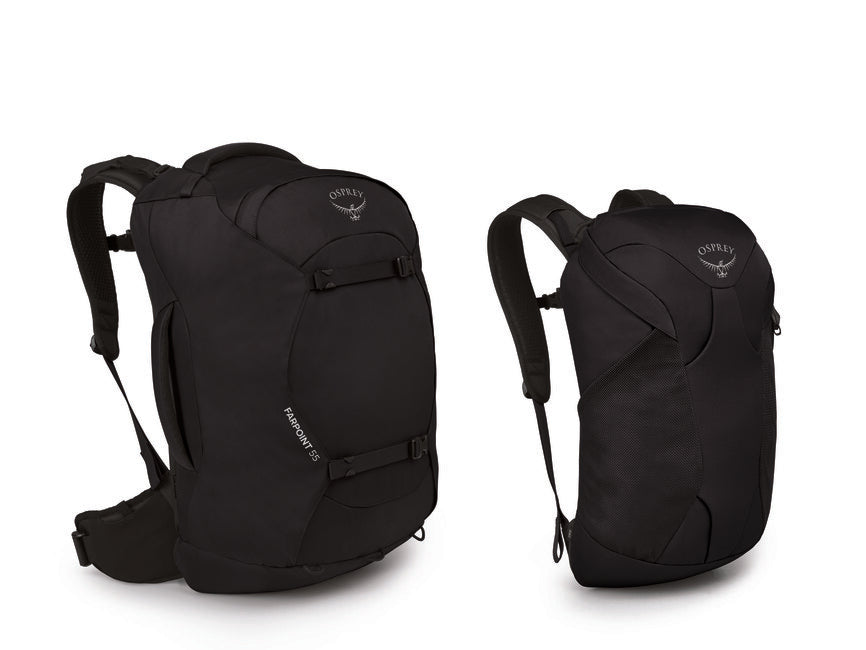 Osprey Farpoint 55 zaino da viaggio, nero
