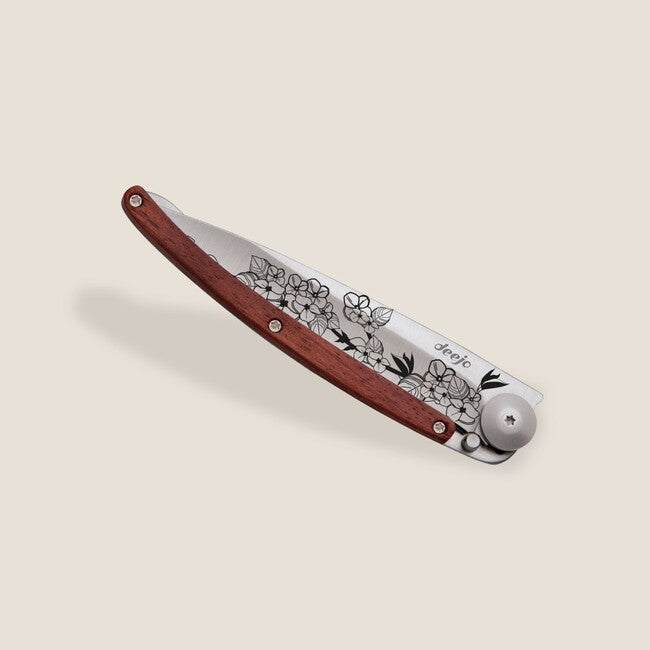 Deejo Tattoo Coltello pieghevole, coralwood