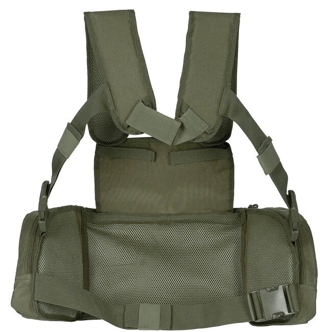 MFH Professional Tactical Vest Chest Rig Mission, verde OD