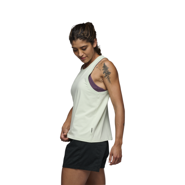 Black Diamond Project Muscle canotta da donna, verde schiuma
