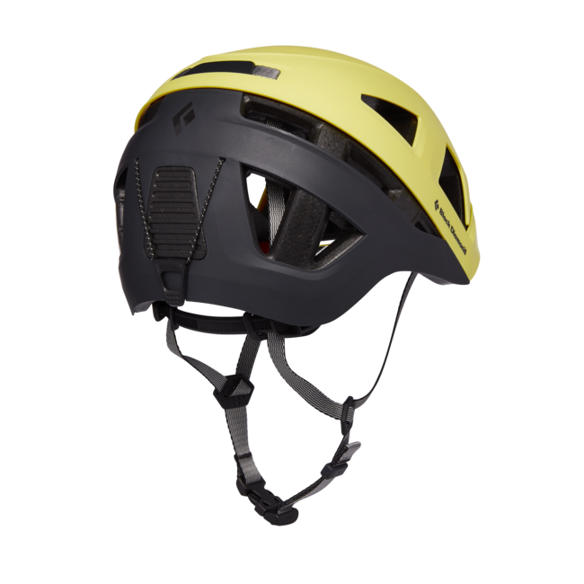 Black Diamond Capitan casco da arrampicata, lemon grass-nero