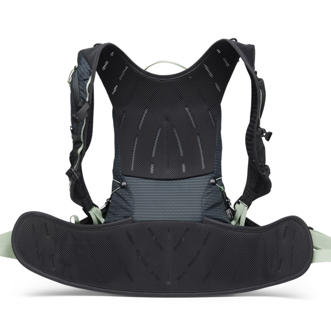 Black Diamond Pursuit 15 Women's Hiking Backpack, Carbon-Foam Green