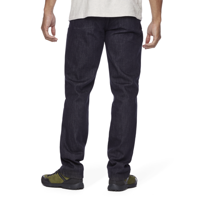 Black Diamond Mission pantaloni in denim di lana da uomo, risciacquo indaco scuro