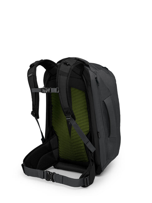 Osprey Farpoint 40 zaino da viaggio, grigio visione a tunnel