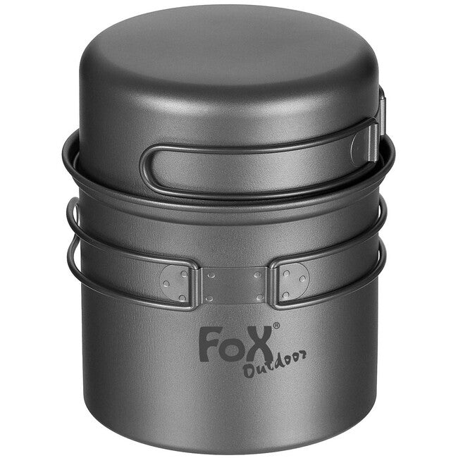 Fox Outdoor Set da pranzo per esterni, titanio