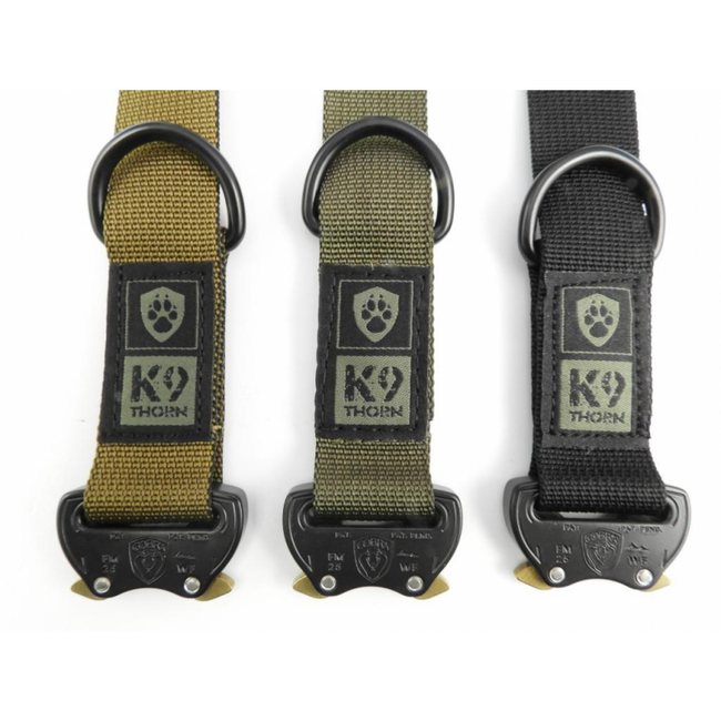 K9 Thorn One collare con fibbia cobra, nero