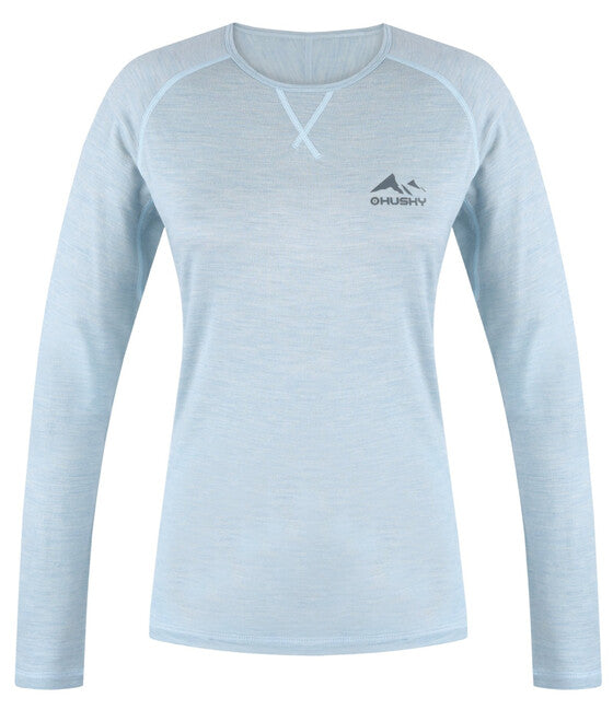 Husky DL Merow merino shirt, sbiadito menta