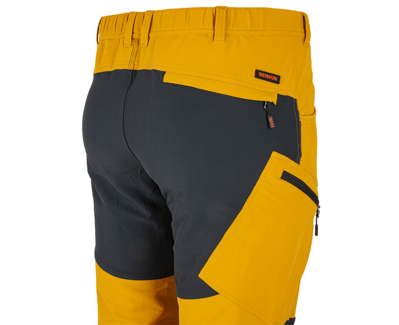 BENNON Fobos pantaloni da lavoro e outdoor, ocra/grigio