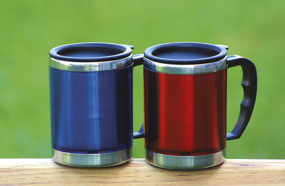 BasicNature MUG thermos in acciaio inox 0,42 l, rosso