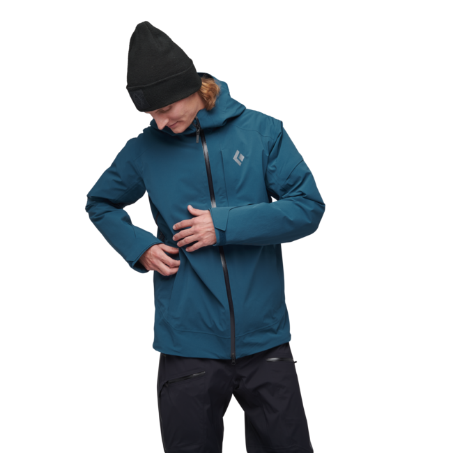Black Diamond Recon Insulated Shell giacca impermeabile da uomo, azurite