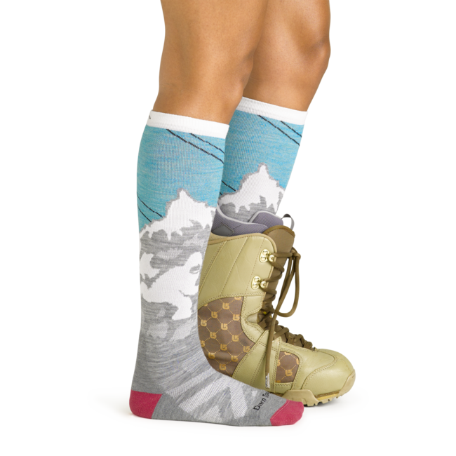 Darn Tough Yeti OTC calzini medio leggero con cuscino, aqua