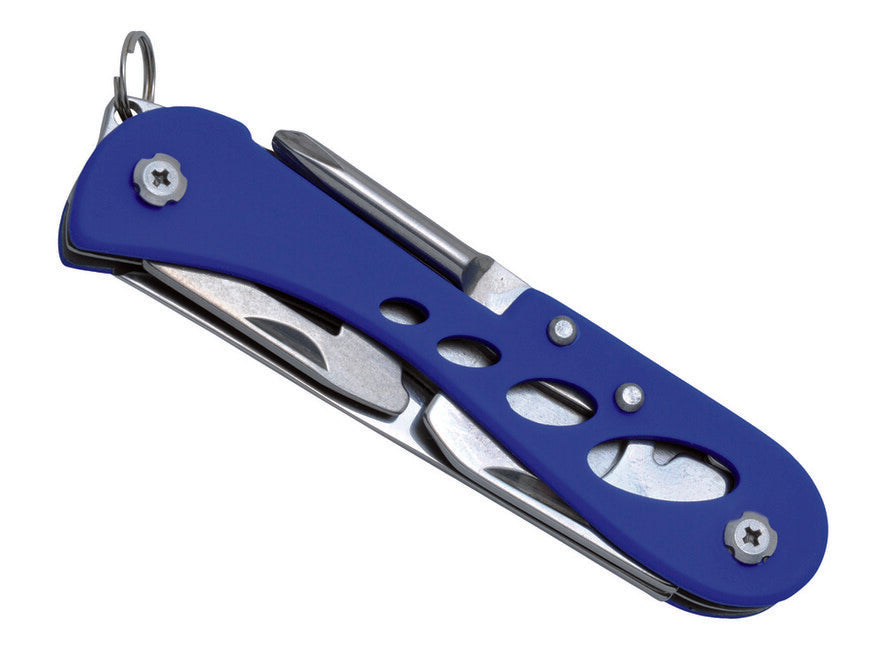 Baladeo ECO163 Barrow Multifunctional Knife, Blue, 7 Functions