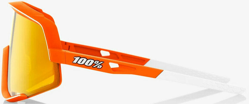 100% Glendale occhiali da sole, Soft Tact Neon Orange