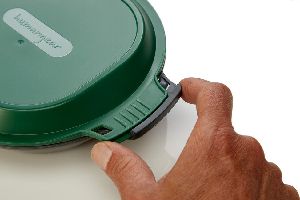 Humangear GoKit lunchbox, verde carbone deluxe