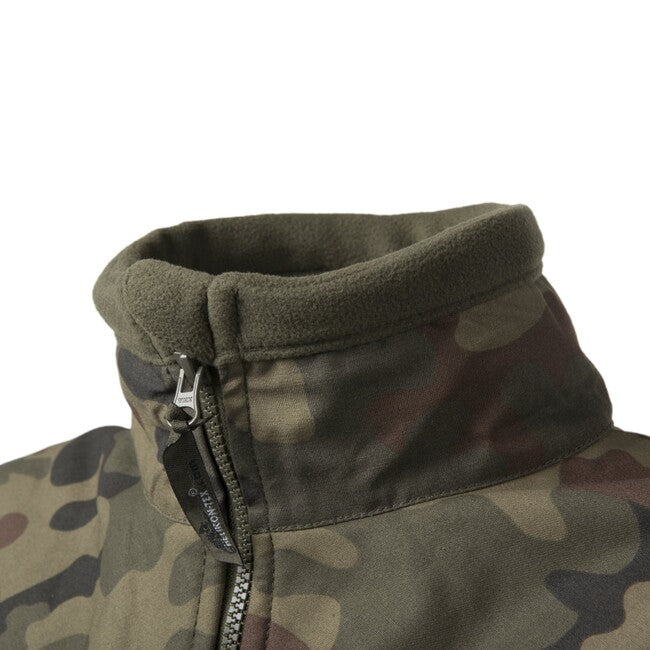 Helikon-Tex Infantry giacca in pile, nero woodland, 330g/m2