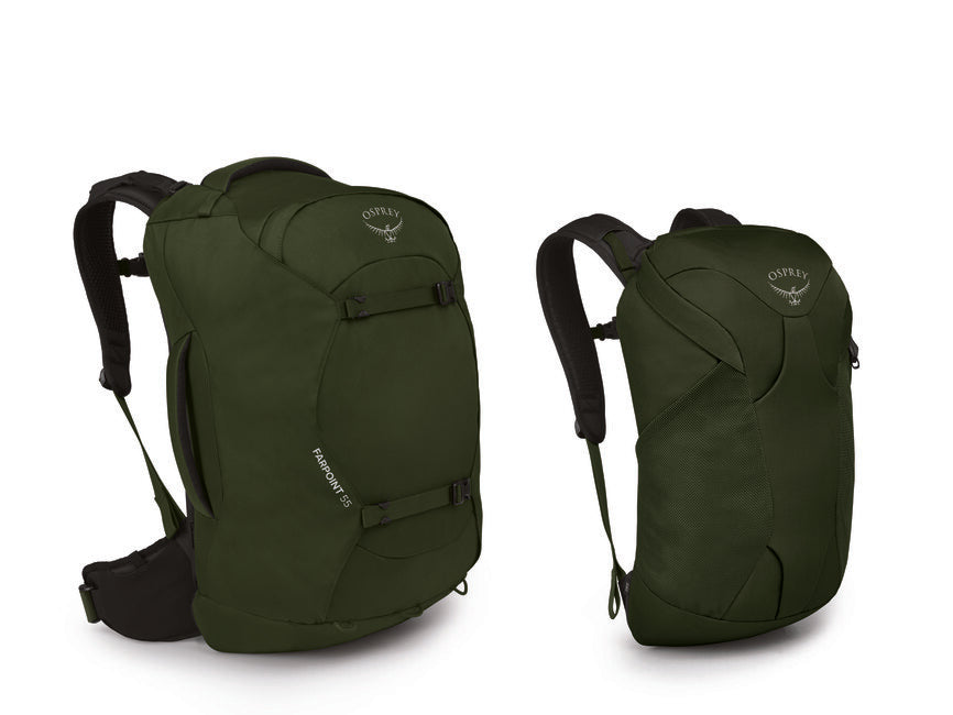 Osprey Farpoint 55 zaino da viaggio, verde gopher