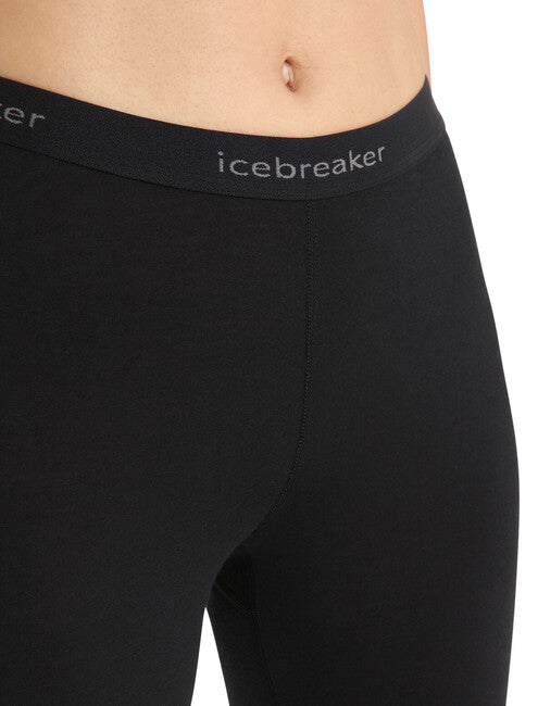 Icebreaker 200 Oasis leggings termici da donna, nero