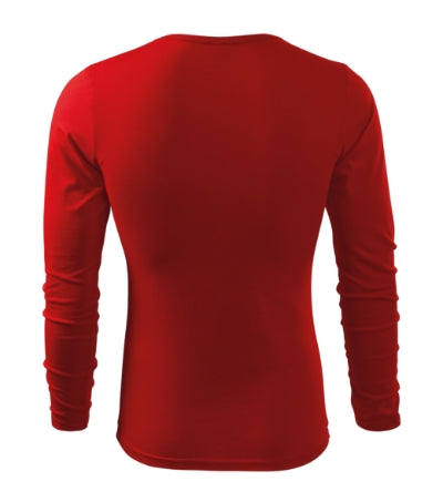 Malfini Fit-T LS maglietta ls a maniche lunghe da uomo, rosso