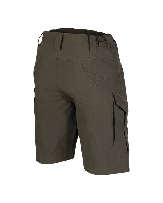 Mil-Tec Assault pantaloni corti elasticizzati, verdi Ranger
