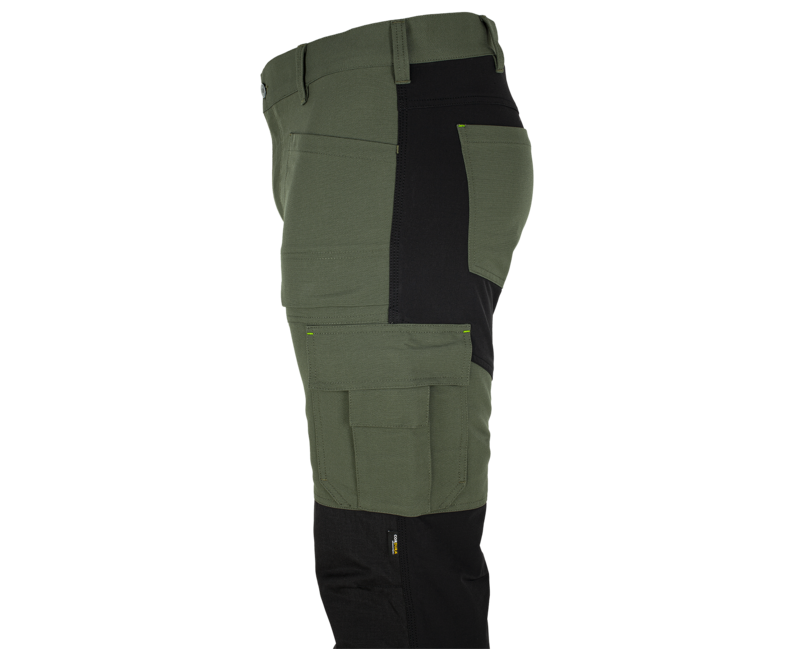 BENNON Erebos pantaloni da lavoro WP, verde/nero