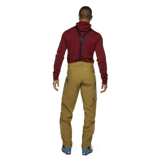 Black Diamond Dawn Patrol Hybrid pantaloni da uomo, curry scuro