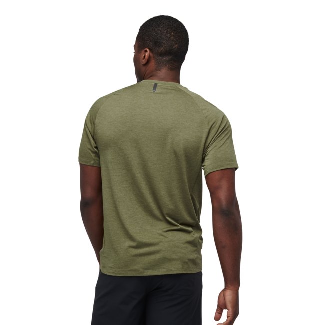 Black Diamond Lightwire Tech maglietta a manica corta, verde falesia
