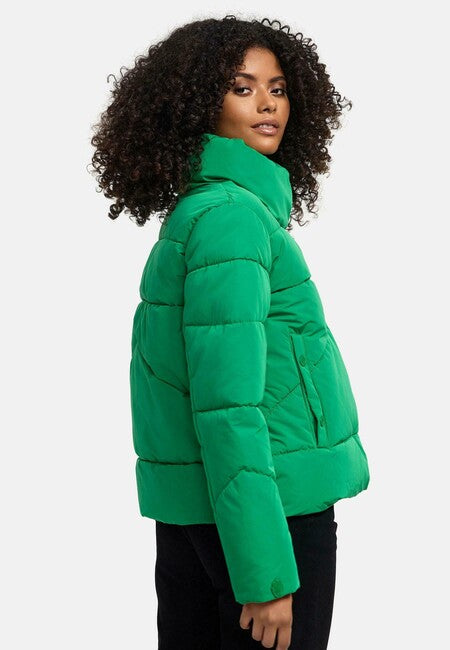 Marikoo Jalliaa giacca invernale corta da donna, verde smeraldo