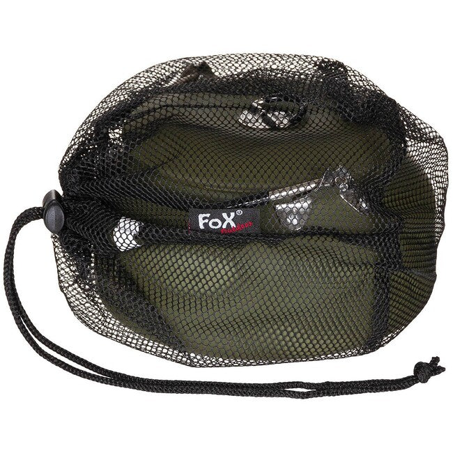 Fox Outdoor Kettle circa 1 L, verde OD, acciaio inox