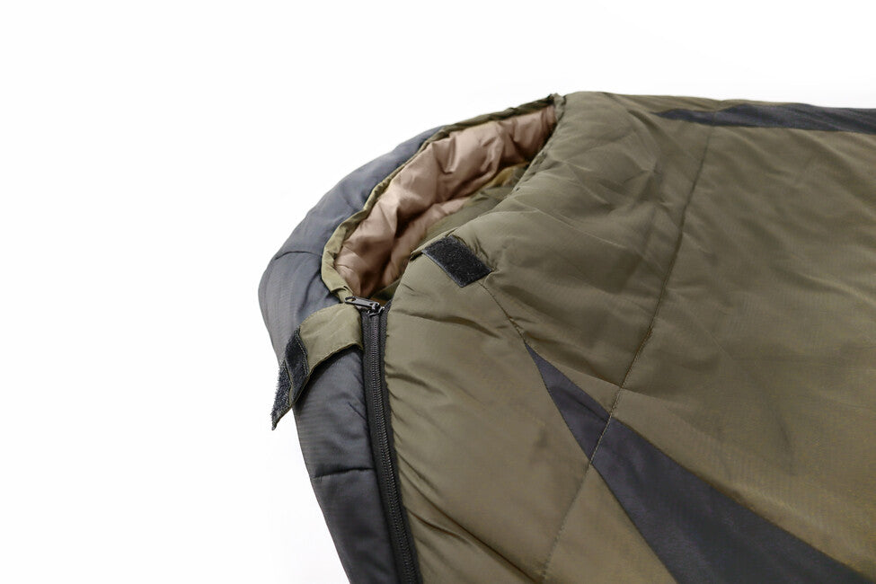 Origin Outdoors Frostfall Comfort sacco a pelo mummia, grigio oliva
