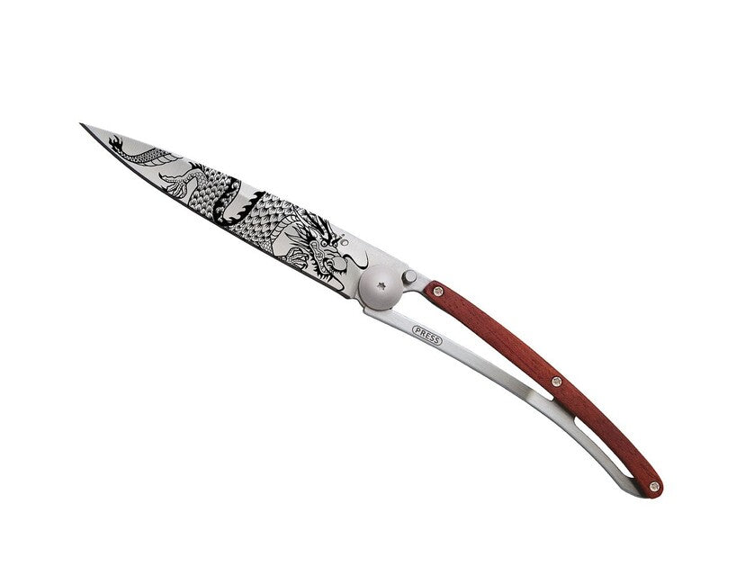 Deejo Tattoo Chinese Dragon coltello di chiusura