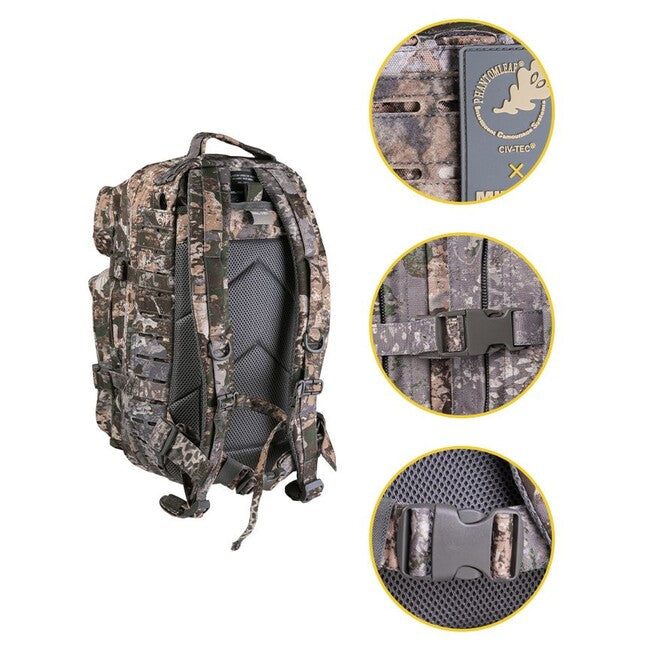 Mil-Tec Assault I Zaino laser cut Wasp z1b