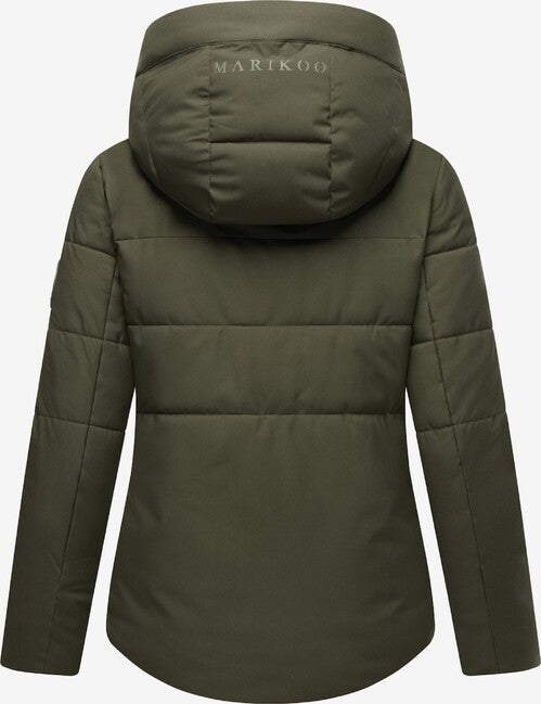 Marikoo Elira16 giacca invernale da donna, verde oliva scuro