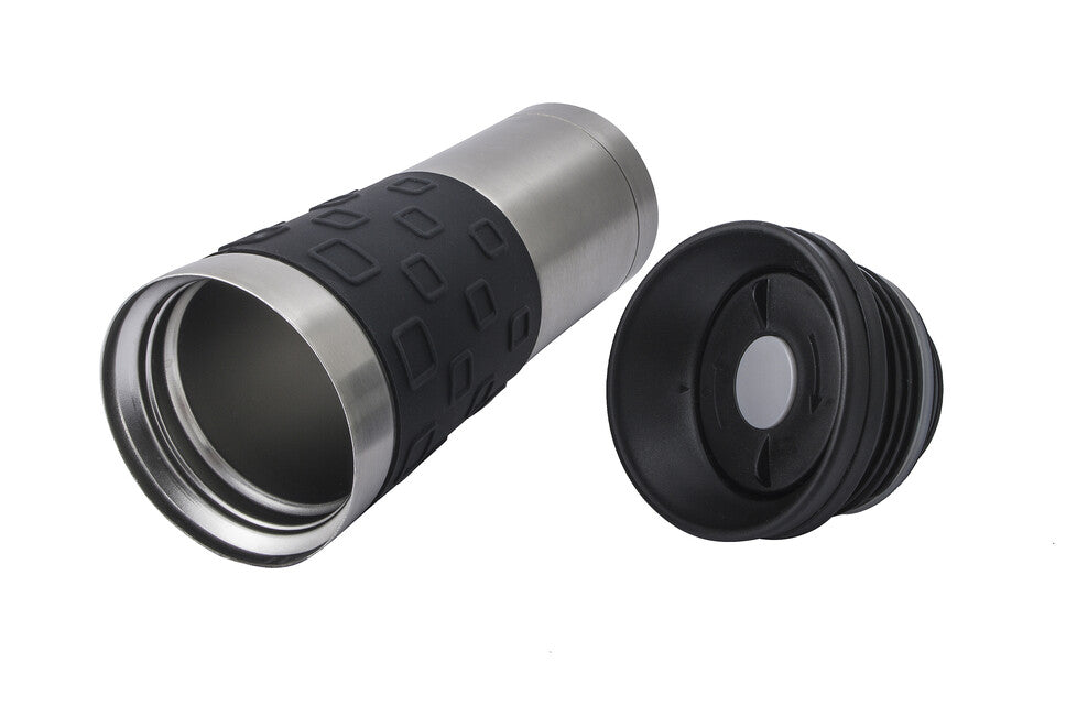 BasicNature Grip Stainless Steel Thermo Mug 0.45L