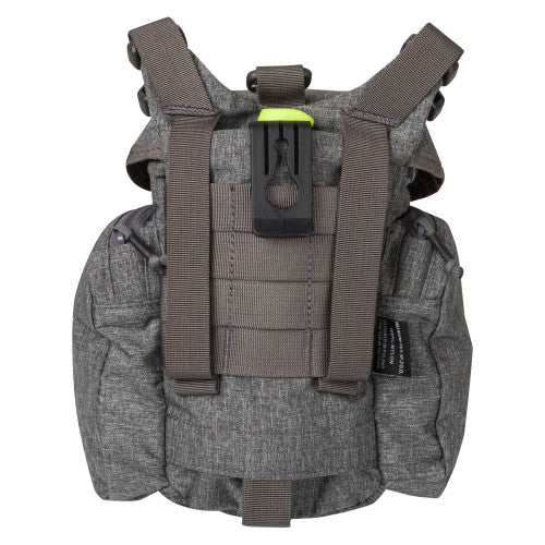 Helikon-Tex ESSENTIAL KITBAG® borsa a tracolla misto nylon e poliestere, nero-grigio melange