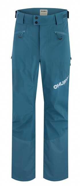 Husky Kippe pantaloni hardshell da uomo, turchese sbiadito